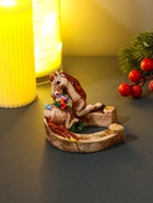 Фигурка гипс «Жеребенок на подкове», 8×8×6.5 см - Фото 2