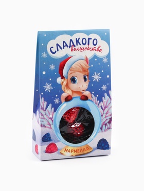 Мармелад новогодний в домике «Сладкого волшебства», 50 г