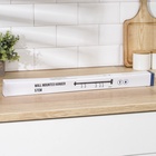 УЦЕНКА Рейлинговая система для кухни, 57 см, 5 крючков, чёрная - Фото 7