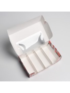 УЦЕНКА Коробка для эклеров с вкладышами «Ты прекрасна», 25.2×15×7 см - Фото 4