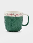 Кружка новогодняя Доляна «Праздничное настроение», 380 мл, фарфор, зелёная - Фото 2