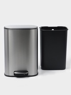 УЦЕНКА Ведро мусорное с педалью, 12 л, нерж. сталь, цвет хром матовый - Фото 8