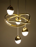 УЦЕНКА Светильник «Лансед» LED 150 Вт 3000-6000К золото 40×40×100 см 10924927