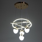 УЦЕНКА Светильник «Лансед» LED 150 Вт 3000-6000К золото 40×40×100 см 10924927