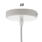 УЦЕНКА Светильник BayerLux «Раритет» 1×60 Вт E27 белый 31×31×26 см - Фото 4