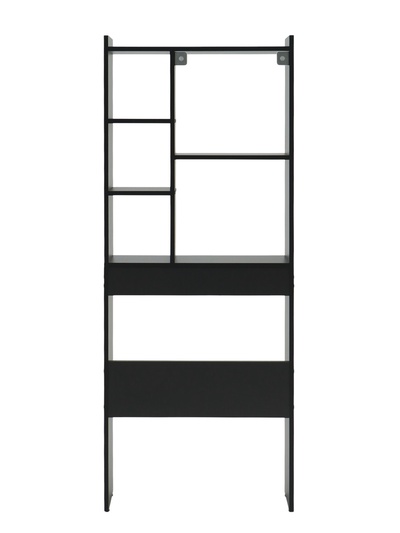Стеллаж напольный «Комфорт» №1, над стиральной машиной, 673×220×1696 мм, цвет графит