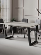 Стол раздвижной «НОРМАНД 09», 1620(2220)×950 мм, цвет сосна касцина/чёрный матовый - Фото 2