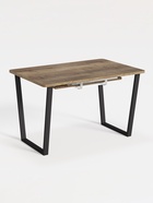 Дуб галифакс табак/черный матовый