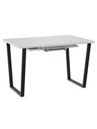 Мрамор белый/черный матовый