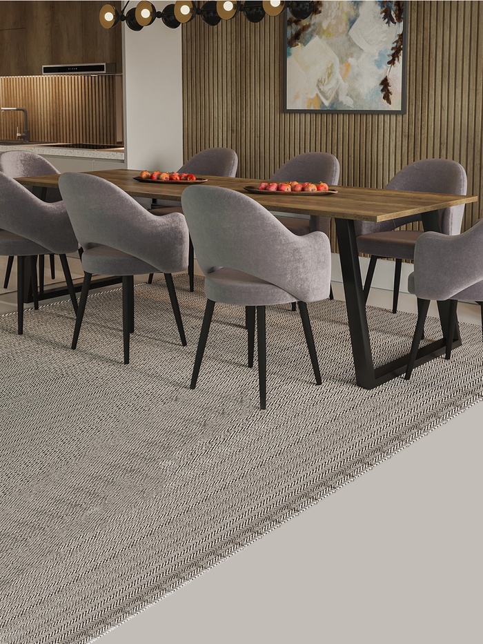 Стол раздвижной «ПЕРСЕЙ EGGER», d=1620(2620)×950 мм, цвет дуб галифакс табак/чёрный матовый - Фото 1