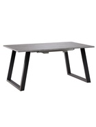 Стол раздвижной «ПЕРСЕЙ EGGER», d=1620(2620)×950 мм, цвет бетон чикаго светлый/чёрный матовый - Фото 2