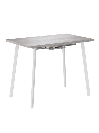Стол раздвижной «ТИТО», d=960(1560)×600 мм, цвет сосна касцина/белый матовый