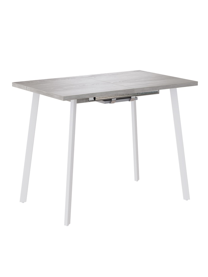 Стол раздвижной «ТИТО», d=960(1560)×600 мм, цвет сосна касцина/белый матовый - Фото 1