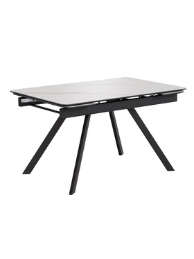 Белый мрамор/черный матовый