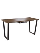 Стол раздвижной «АТЛАНТ 01 EGGER», d=1100(1500)×700 мм, цвет дуб галифакс табак/чёрный матовый - Фото 3