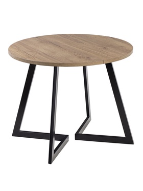 Дуб галифакс табак/черный матовый