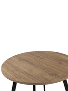 Стол круглый «ГЕРМЕС EGGER», d=1050 мм, цвет дуб галифакс табак/чёрный матовый - Фото 3