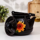 УЦЕНКА Чайник 3.5 л сфер деколь МИКС (корич.) 10925013