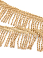 Тесьма декоративная «Бахрома» жгут, 6.5 см, 20 м±0.5, золотистая - Фото 6