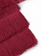 Тесьма декоративная «Бахрома» одинарная, 6.5 см, 20 м±0.5, бордовая - Фото 7