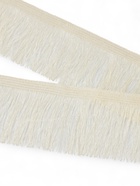 Тесьма декоративная «Бахрома» одинарная, 6.5 см, 20 м±0.5, молочная - Фото 3