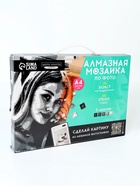 УЦЕНКА Алмазная мозаика по фото, на раме А4, полное заполнение, Gray - Фото 3