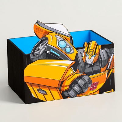 УЦЕНКА Органайзер для канцелярии "Трансформеры", Transformers, 150 х 100 х 80 мм