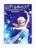 Прививочный сертификат А6, 24 стр "Холодное сердце" - фото 117181094