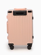 УЦЕНКА Чемодан 20", 33*21*54, отд на молнии, 2 код замка, крючок, розовый - Фото 3