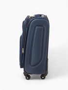 УЦЕНКА Чемодан на колёсах средний 46 л (S), на молнии, кодовый замок, 4 колеса, синий - Фото 2