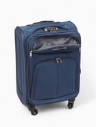 УЦЕНКА Чемодан на колёсах средний 46 л (S), на молнии, кодовый замок, 4 колеса, синий - Фото 11