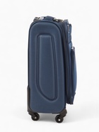 УЦЕНКА Чемодан на колёсах средний 46 л (S), на молнии, кодовый замок, 4 колеса, синий - Фото 4