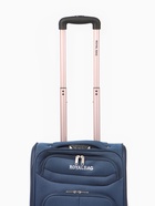 УЦЕНКА Чемодан на колёсах средний 46 л (S), на молнии, кодовый замок, 4 колеса, синий - Фото 6