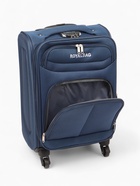 УЦЕНКА Чемодан на колёсах средний 46 л (S), на молнии, кодовый замок, 4 колеса, синий - Фото 10