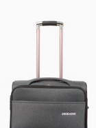 УЦЕНКА Чемодан на колёсах средний 52 л (М), на молнии, с увеличением, кодовый замок, 3 колеса, серый - Фото 5