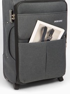 УЦЕНКА Чемодан на колёсах средний 52 л (М), на молнии, с увеличением, кодовый замок, 3 колеса, серый - Фото 10