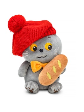 Мягкая игрушка «Кот Басик. Бонжур», 16 см