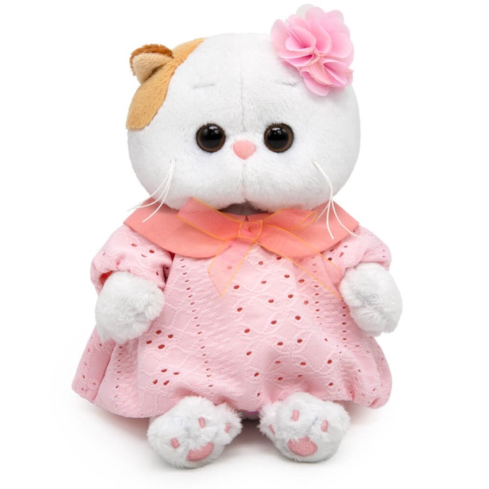 Мягкая игрушка «Кошечка Ли-Ли BABY» в пудровом платье, 20 см - Фото 1