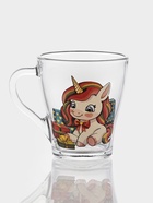 Кружка «Грация. Новогодние единороги», 250 мл, стекло, рисунок МИКС - Фото 2
