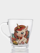 Кружка «Грация. Новогодние единороги», 250 мл, стекло, рисунок МИКС - Фото 3