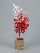 УЦЕНКА Светодиодный куст «Ягоды», 0.35 м, 30 LED, от батареек AAx3, свечение тёплое белое - Фото 8