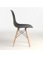 Стул Eames HYH – A304, с деревянными ножками, с спинкой, цвет чёрный - Фото 6