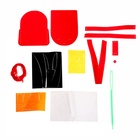 УЦЕНКА Набор для создания рюкзака из фетра "Тачка" и грим для лица 8цв по 3г - Фото 3