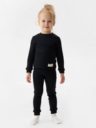 Термобельё детское (лонгслив, брюки) MINAKU, чёрное, рост 116 см - Фото 1