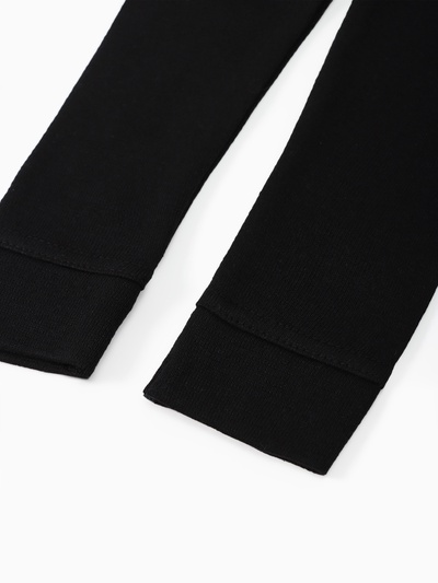 Термобельё детское (лонгслив, брюки) MINAKU, чёрное, рост 116 см