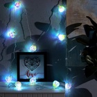 УЦЕНКА Гирлянда «Нить» 2.5 м с насадками «Груши», IP20, прозрачная нить, 10 LED, свечение белое, 220 В - Фото 7