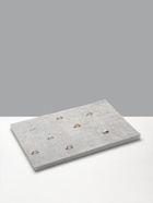 УЦЕНКА Подставка под кольца 100 мест, флок, 34×23×1 см, цвет серый 10926032