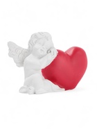 Фигурка полистоун «Ангел с сердцем Валентин», 4.5×5.5 см - фото 52746432