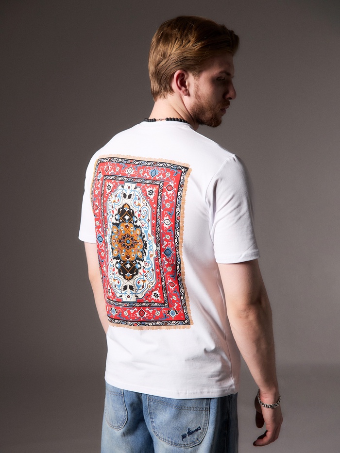 Футболка мужская KAFTAN Russian style, размер 46, белая - Фото 1
