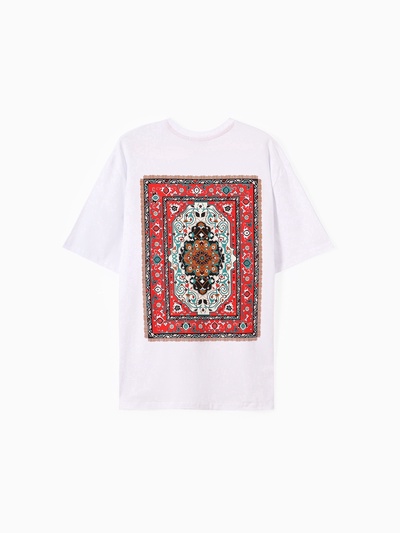 Футболка мужская KAFTAN Russian style, размер 52, белая